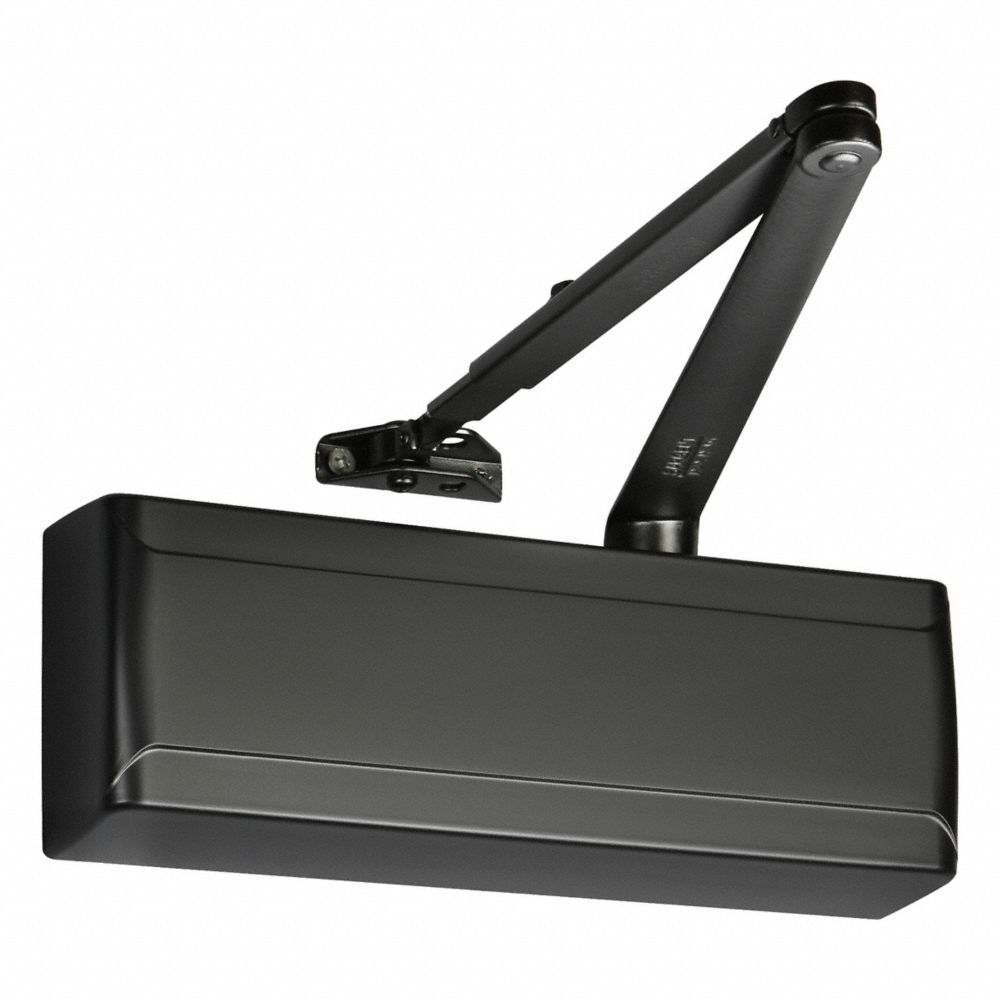 Door Closer, Parallel Mounting Type, Grade 1 - Heavy Duty, Black, 11 13/16 Inch Length