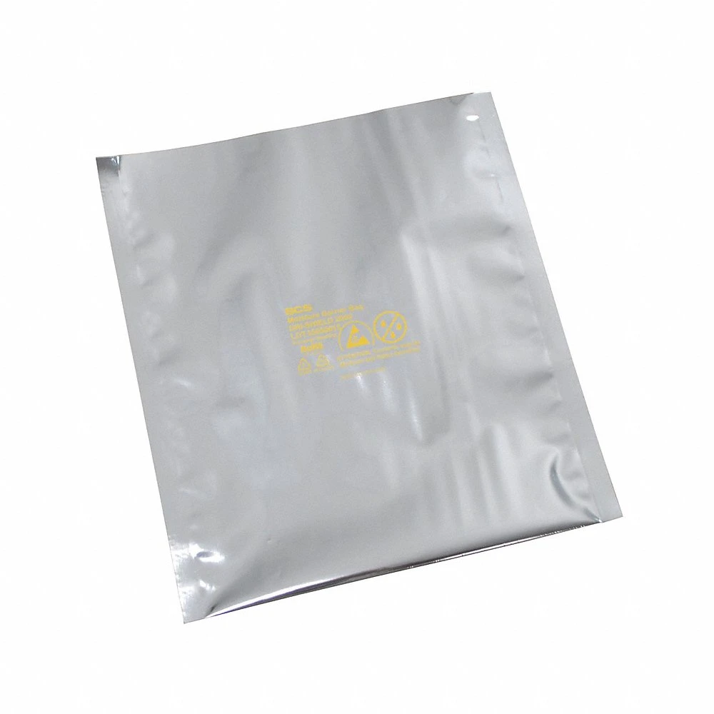 Moisture Vapor Barrier Bag, Metal Interior, 18 Inch Lg, 100PK
