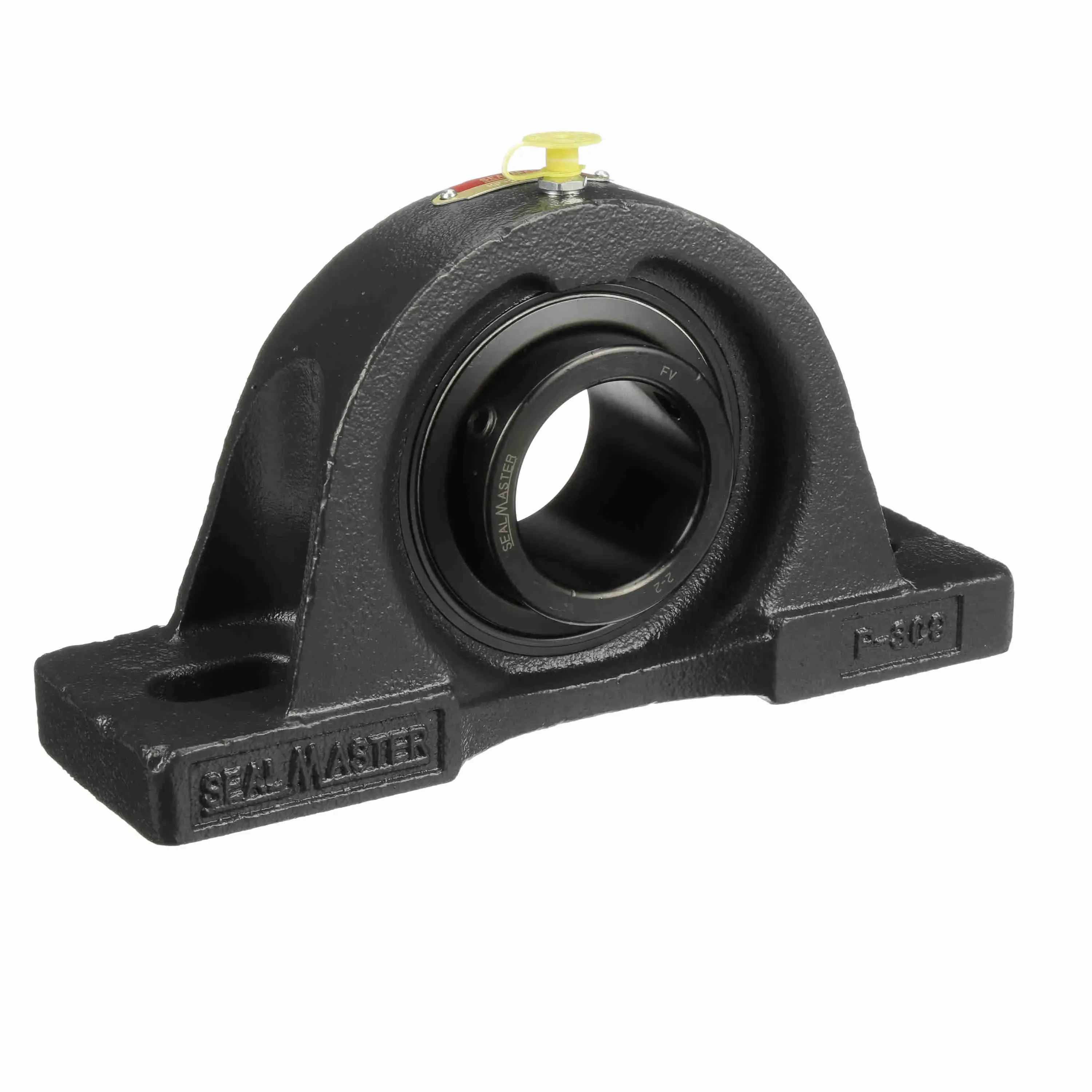 SEALMASTER MP-32 Pillow Block Bearing, 2 Inch Bore, Cast Iron, Set Screws, 2 1/2 Inch Shaft Height | CU2KXQ 44A326