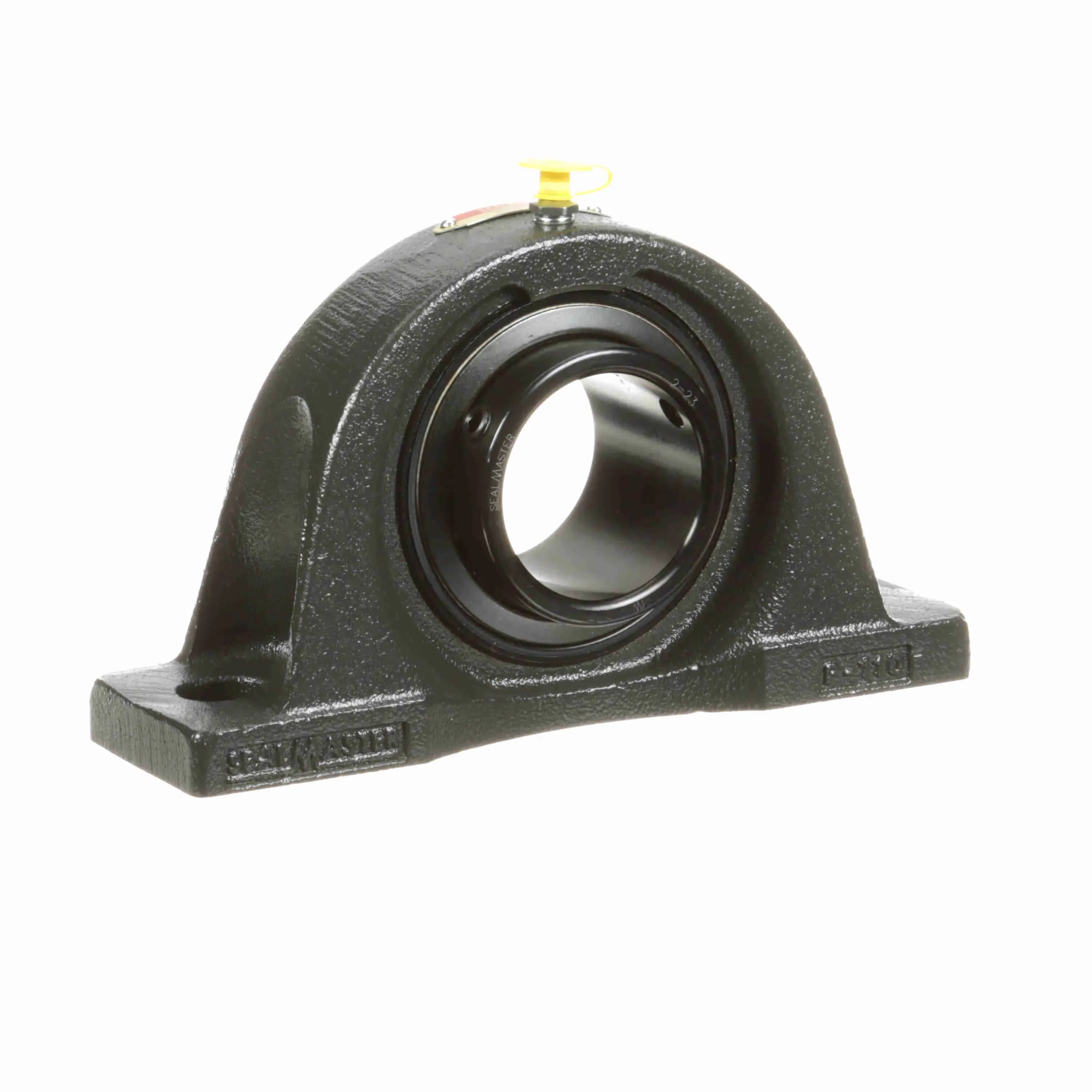 SEALMASTER NPL-35 Pillow Block Bearing, 2 3/16 Inch Bore, Cast Iron, Set Screws, 2 7/16 Inch Shaft Height | CU2KXK 44A440