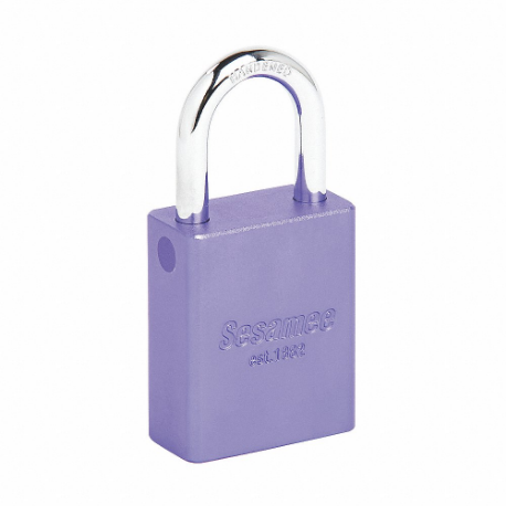 Aluna Slockout -riippulukko, Ka, violetti, avaimia, violetti, 1 pakkauskoko