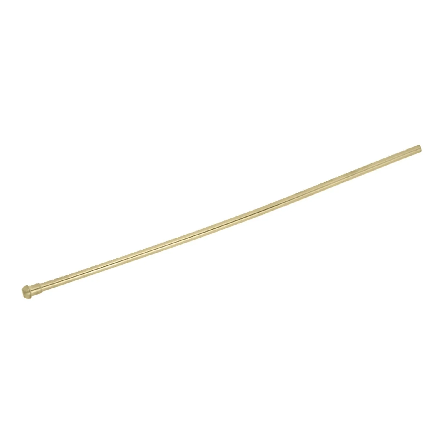 CB38207 Complement 20 Inch Bullnose Bathroom Supply Line, Brushed Brass