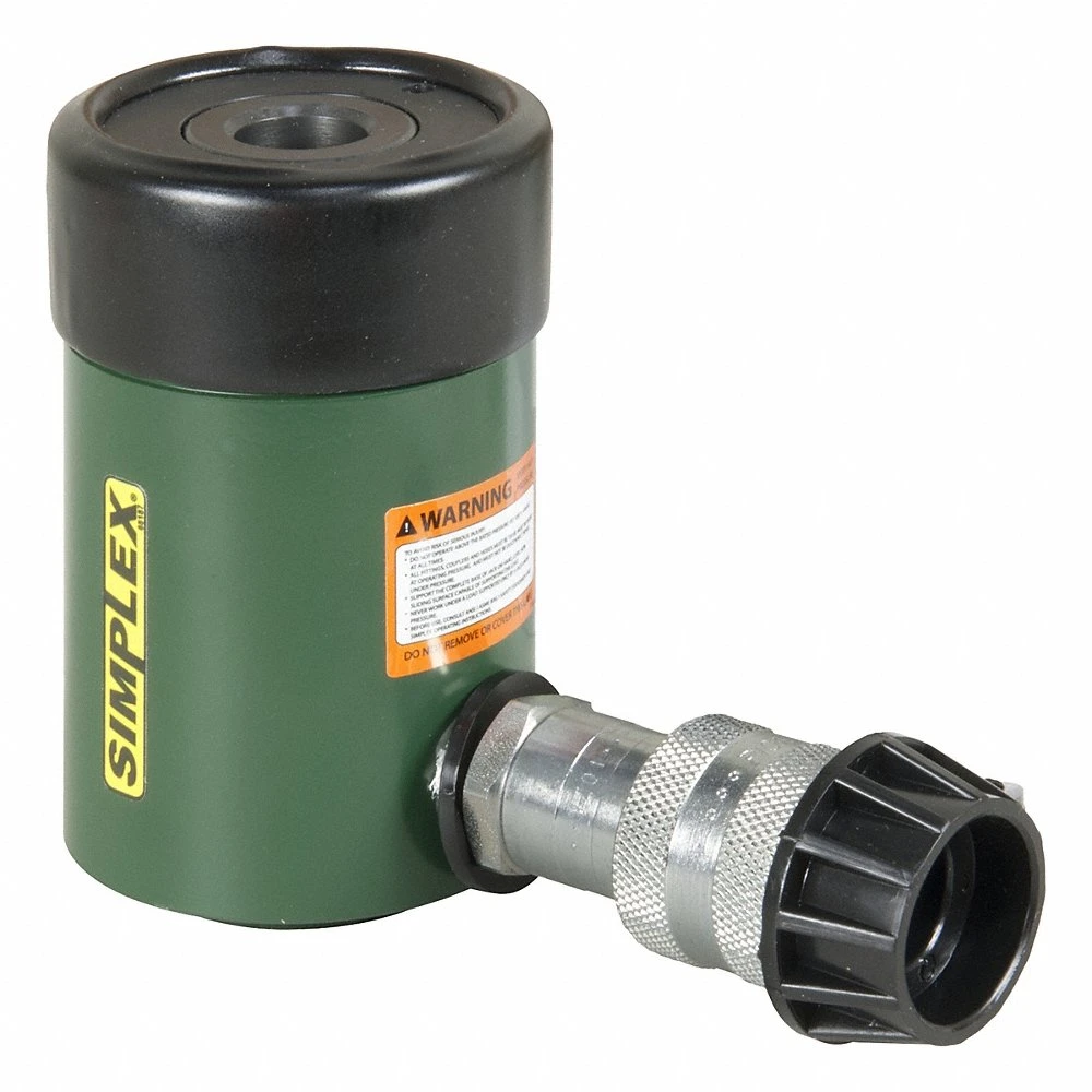 Hollow Cylinder, 12 ton Capacity, 1 5/8 Inch Stroke Length, 0.77 Inch, Single Acting