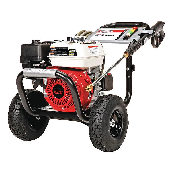 Heavy Duty 3400 psi 2.5 gpm Cold Water Gas Pressure Washer