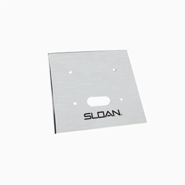 SLOAN 0345272 Plate, 2 Gang, 4 1/2 Inch Square | BT2ZYH