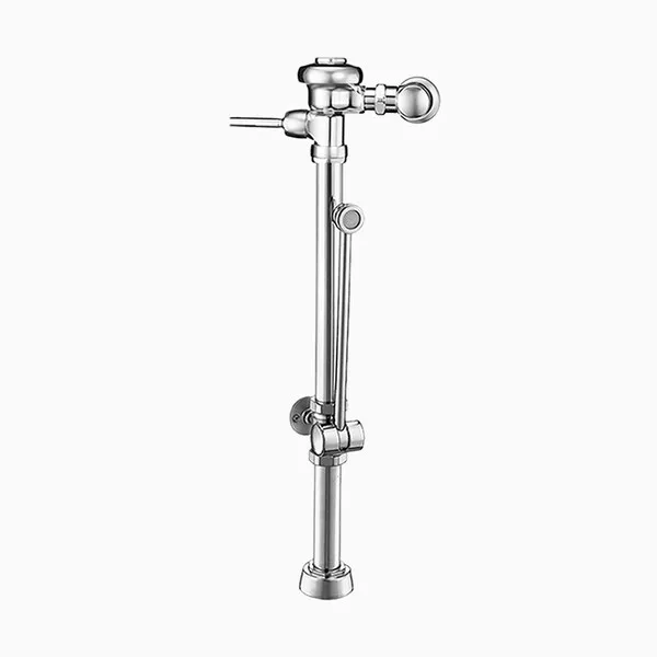 SLOAN 3017511 Single-Flush Manual Exposed Flushometer, Polished Chrome, 1.6 Gpf Flow Rate | BR8VAQ