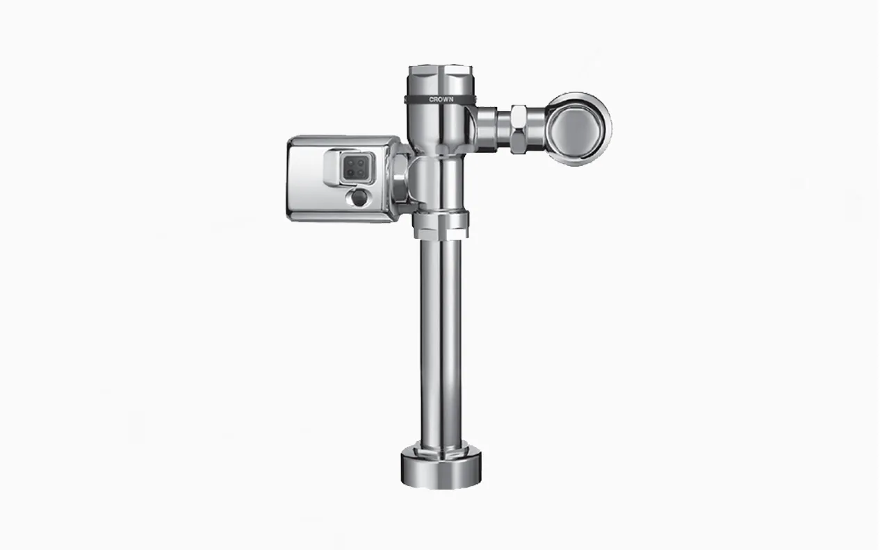 SLOAN 3120210 Single-Flush Sensor Exposed Flushometer, Battery, Polished Chrome | BP9NJB