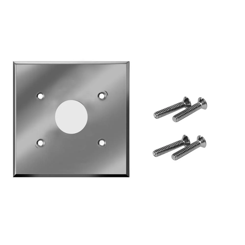 SLOAN 3318002 Plate, 2 Gang, 4 1/2 Inch Square | BT3JNR