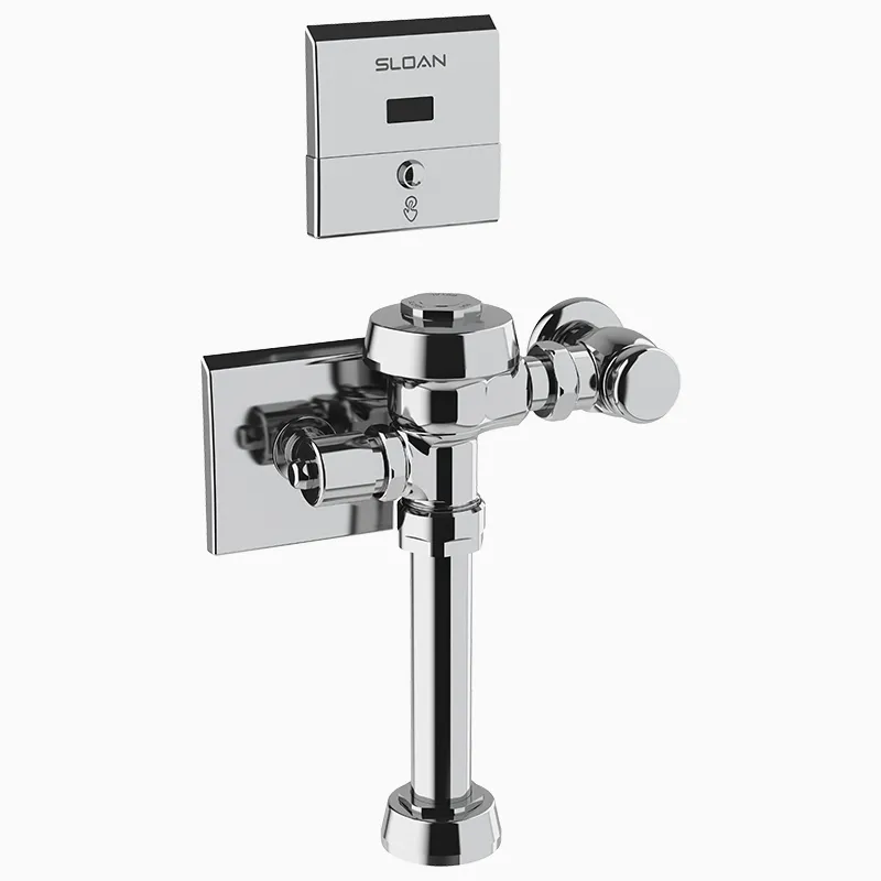 SLOAN 3910006 Single-Flush Sensor Exposed Flushometer, Hardwired, Polished Chrome | BR4FZH