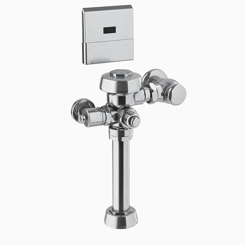 SLOAN 3450081 Single-Flush Sensor Exposed Flushometer, PVD Brushed Stainless Steel | BT4KFH