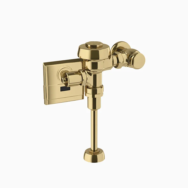 SLOAN 3452605 Single-Flush Sensor Exposed Flushometer, Hardwired, PVD Polished Brass | BP9NVP