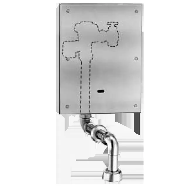 SLOAN 3453023 Single-Flush Sensor Concealed Flushometer, Hardwired, Rough Brass | BR3NFW