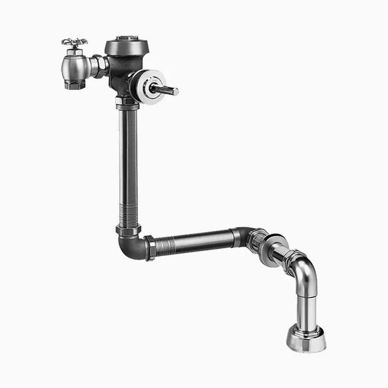 Water Closet Flushometer, Manual, 3.5 gpf, RB Finish, Rear Spud, Single Flush