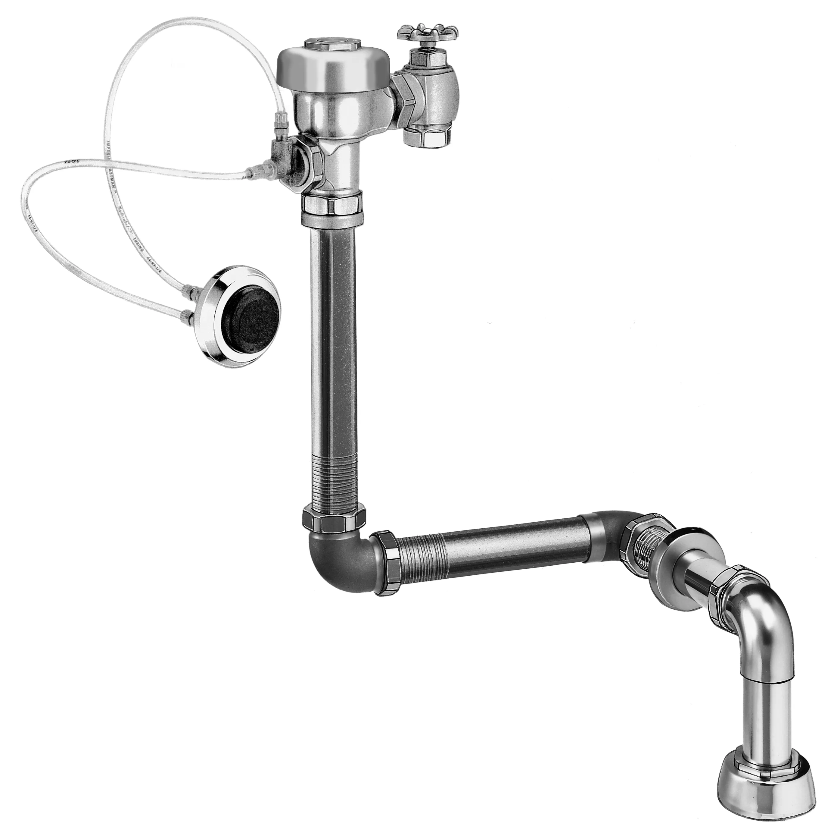 SLOAN 3916905 Hydraulic Flushometer, 1.6 Gpf Flow Rate | BQ6JUX