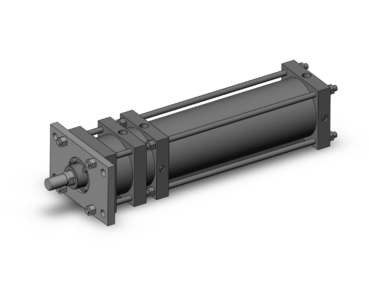 SMC VALVES CDL1F140-400B Tie Rod Cylinder, 140 mm Size, Double Acting Auto Switcher | AP2LWK