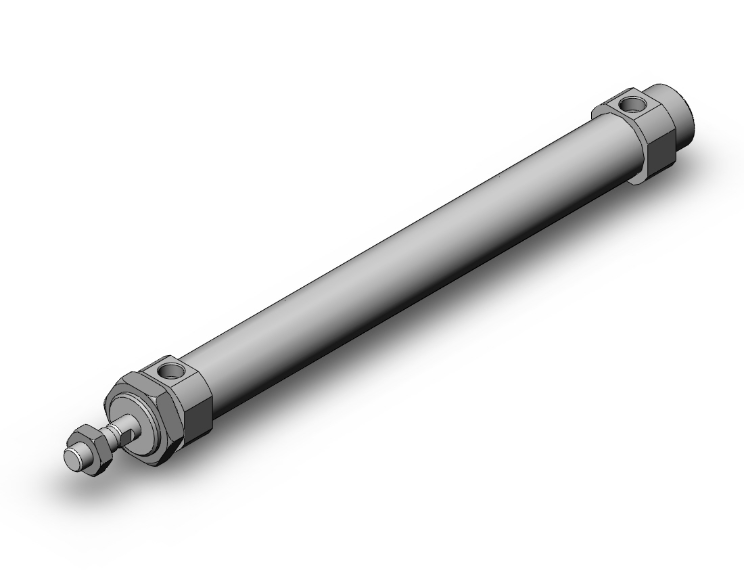 SMC VALVES CDM2B25-200Z Round Body Cylinder, 25 mm Size, Double Acting Auto Switcher | AN9VDR