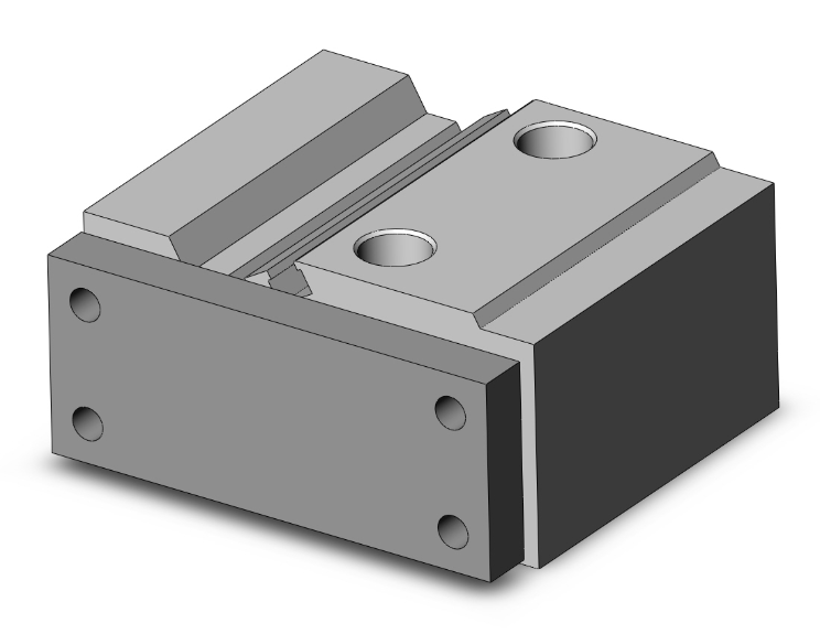 SMC VALVES MGQM20TN-20 Guided Cylinder, 20 mm Size, Slide Bearing | AL7ERN