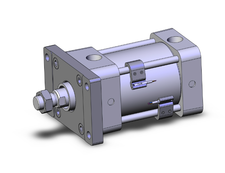 SMC VALVES NCDA1F325-0200-M9PSAPC Tie Rod Cylinder, 3.25 Inch Size, Double Acting Auto Switcher | AN9MUC
