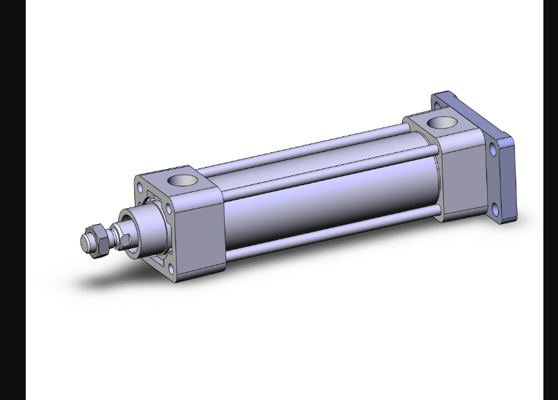 SMC VALVES NCDA1G150-0400N Tie Rod Cylinder, 1.5 Inch Size, Double Acting Auto Switcher | AN9ENB