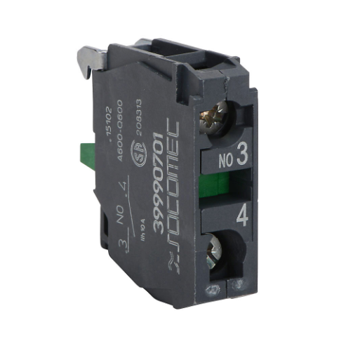 Auxiliary Contact, Front Mount, 1 N.O. Contact, 6A At 120 VAC/0.55A At 120 VDC