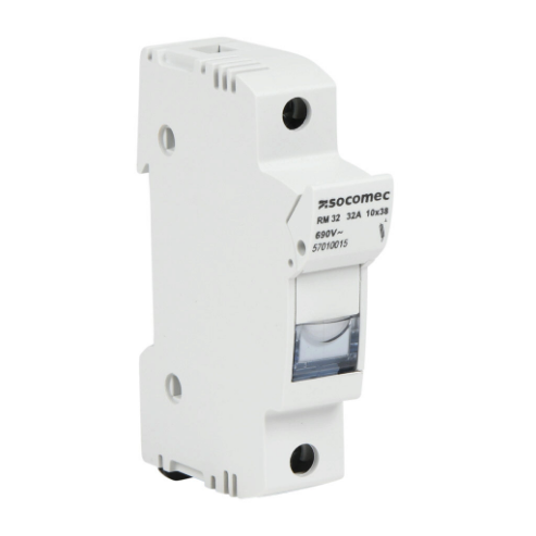 Modular Fuse Holder, 30A, 750 VAC, 1-Pole, 18-8 Awg Copper, Pressure Plate, 12PK