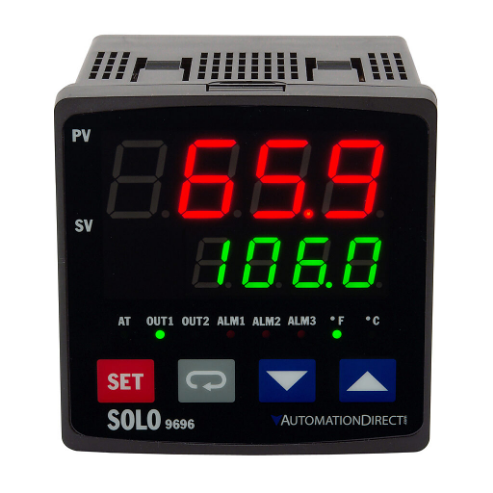 Temperature Controller, 1/4 D Inch Size, 2-Line Led, Current, Voltage