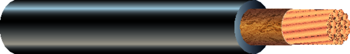 Class K Welding Cable, 6 AWG, 266 Strand, Red