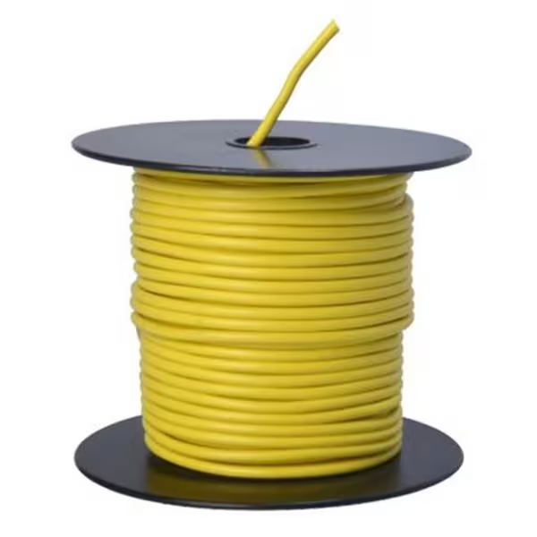 Primary Wire, 100 ft, 14 Gauge, Yellow