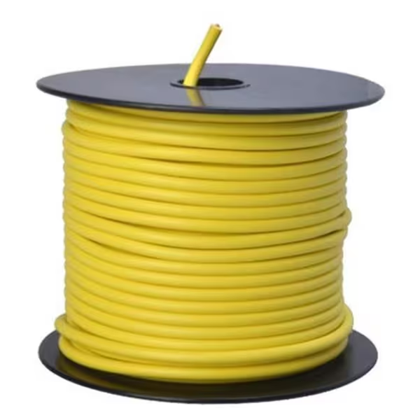 Primary Wire, 100 ft, 12 Gauge, Yellow