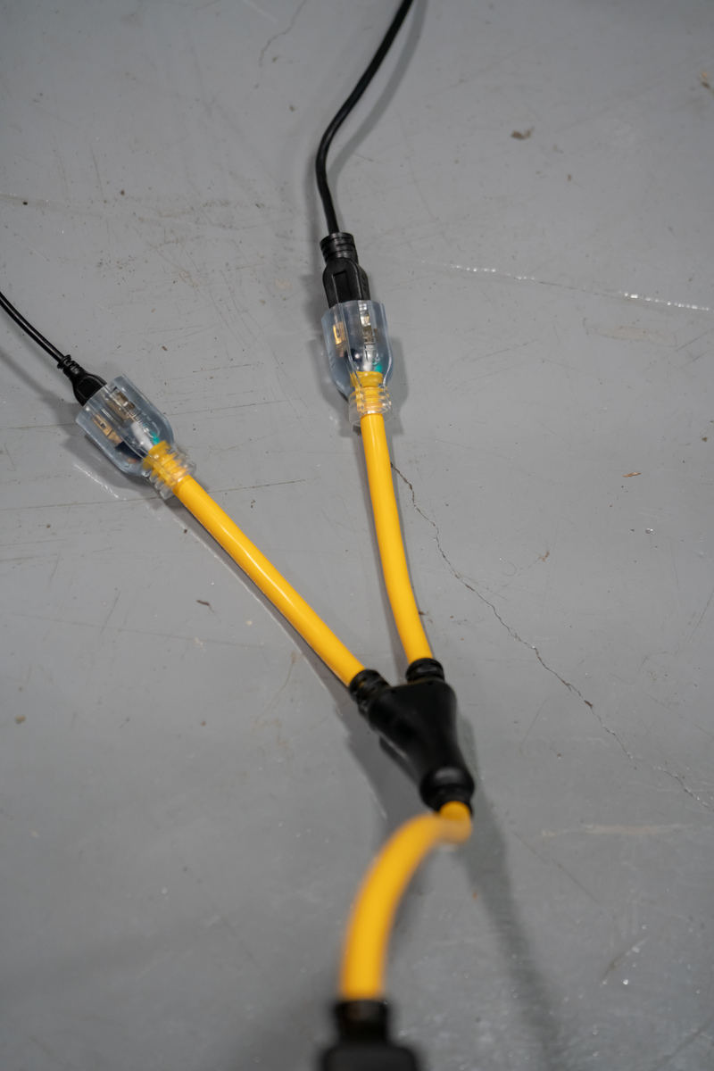 Cord Adapter, 3Feet, Black, 15A