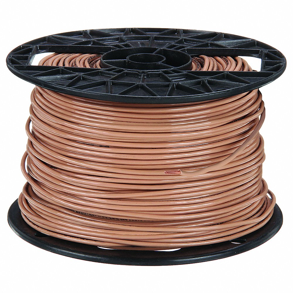 SOUTHWIRE COMPANY 32016801 Building Wire, 12 AWG Wire Size, 1 Conductors, Beige, 500 ft Length, Stranded, Nylon, PVC | CP2EAX 4WZF2