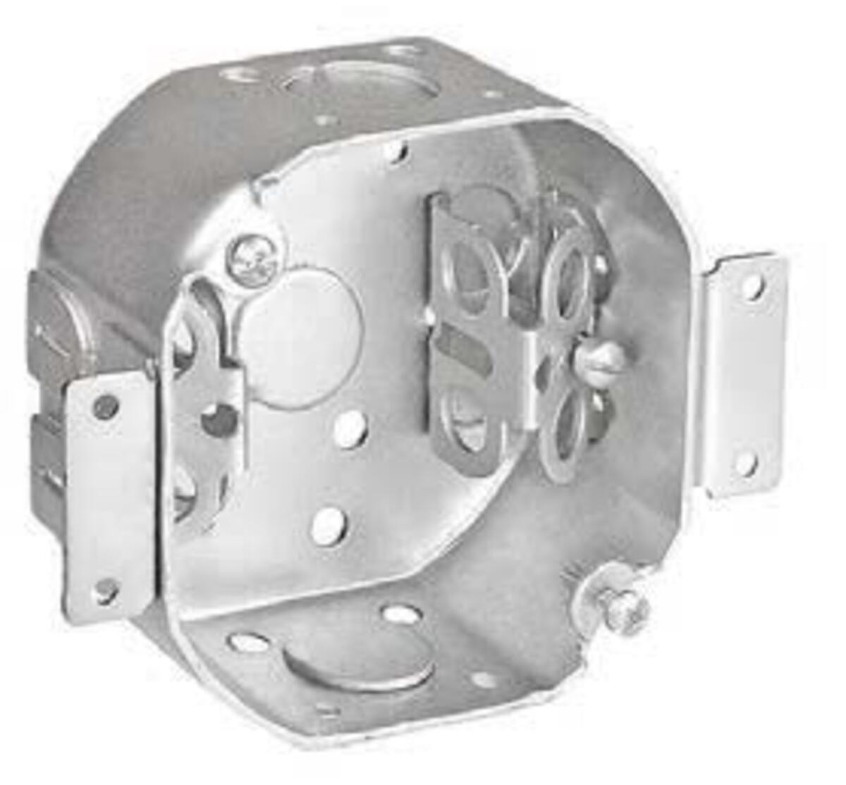 Electrical Box, 20 cu Inch, Octagon Box Type, Steel