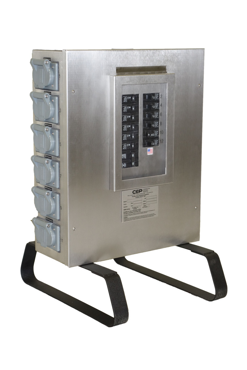 Power Distribution Cart, 120/250V, 100A