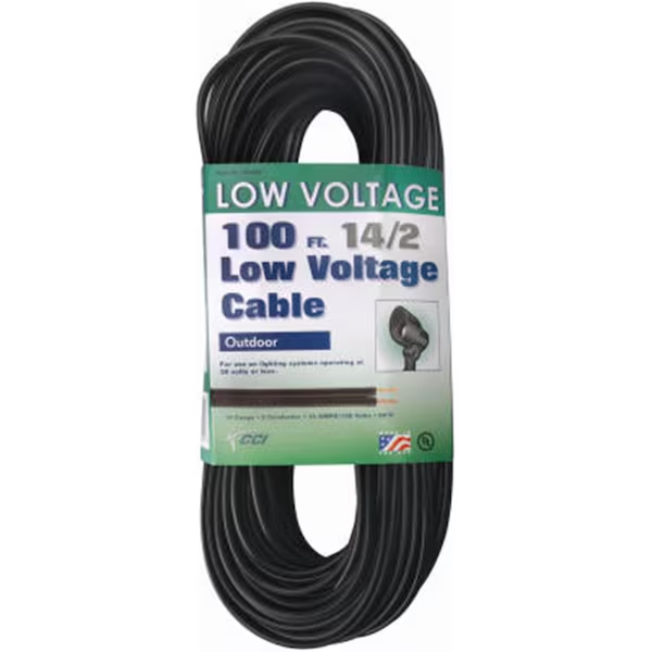 Underground Low Energy Circuit Lighting Cable, 100 ft x 7 Inch