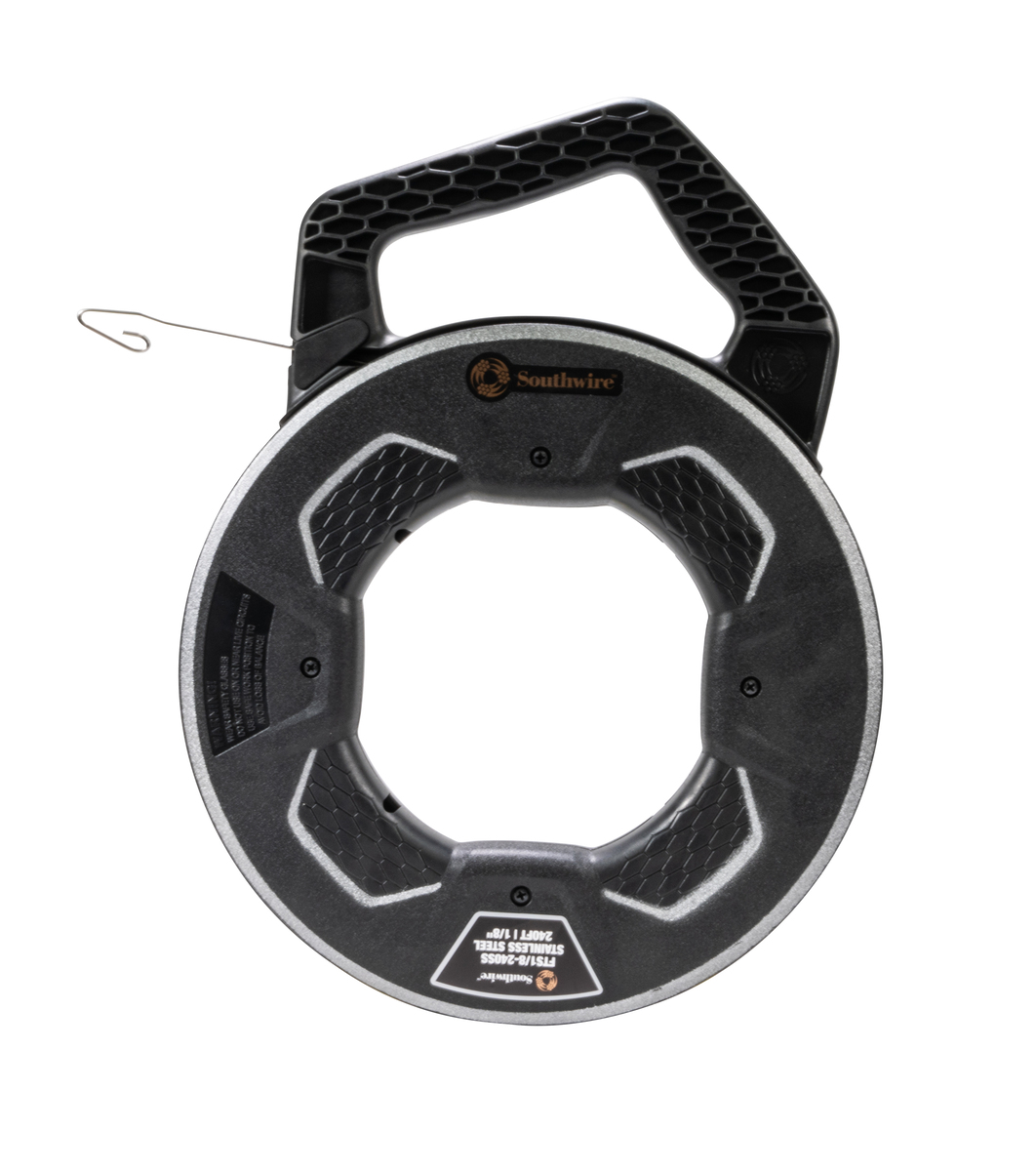 Fishtape, 1/8 Inch Size, Stainless