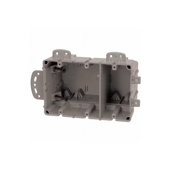 Three Gang Non-Metallic Multi-Mount Romex Box, 55 Cu Inch Size