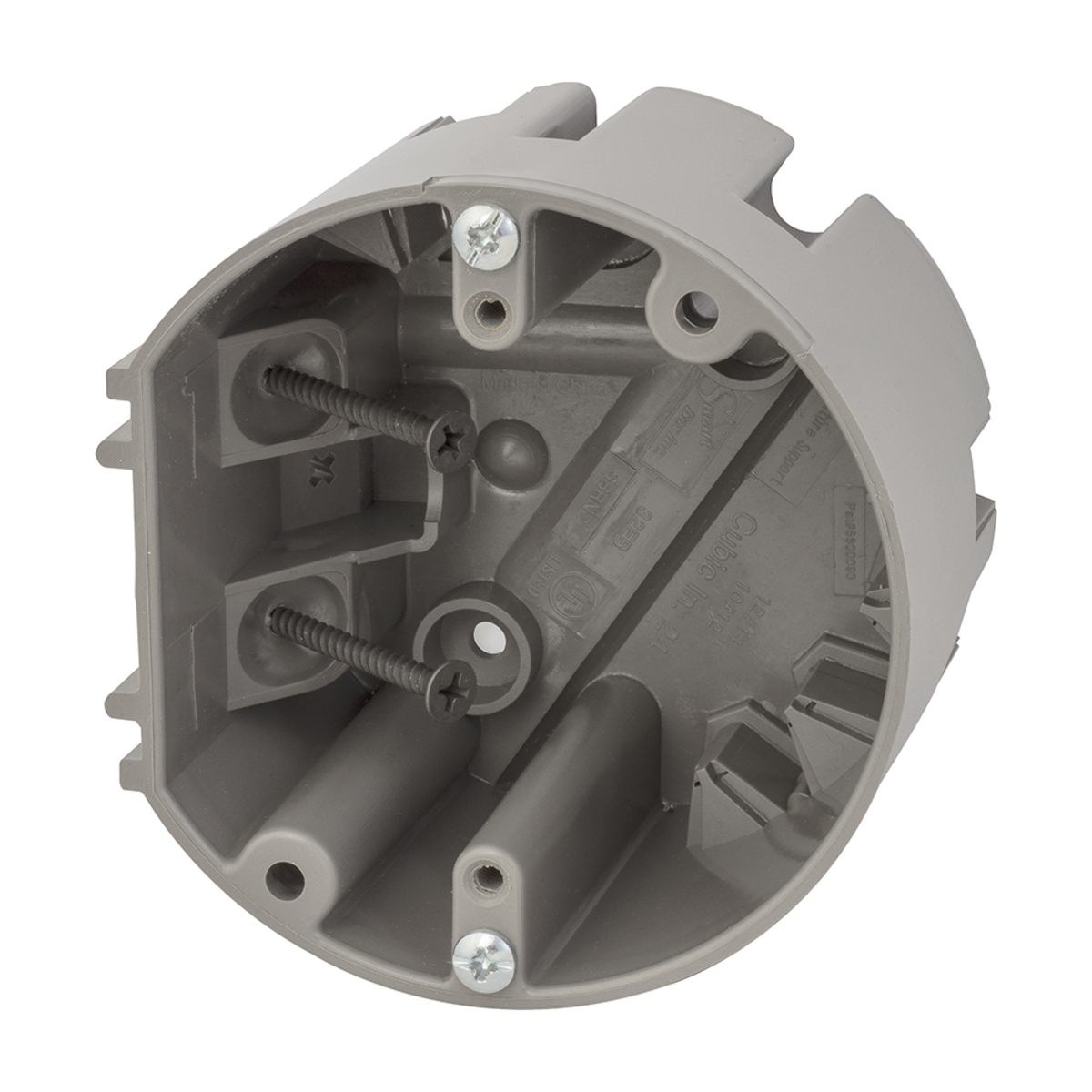 Round Non-Metallic Romex Box, 24 Cu Inch Size