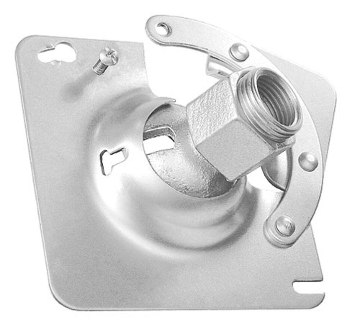 Hands Free Swivel Hanger, 4 Inch Square Box, for 1/2 or 3/4 Inch Pipe