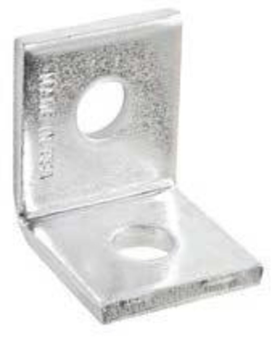 Corner Angle Plate, 316 Stainless Steel, 2 Hole