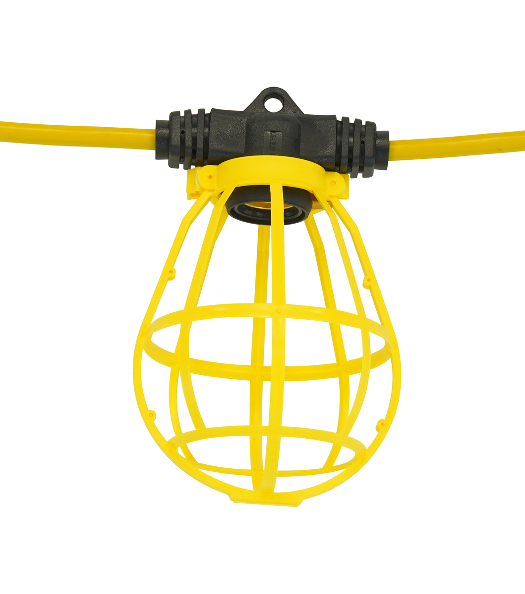 String Light With Cord, Plastic Cage