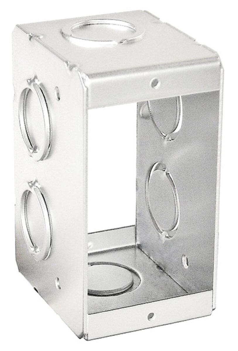 Masonry Box Extension Ring, One Gang 2-1/2 Deep