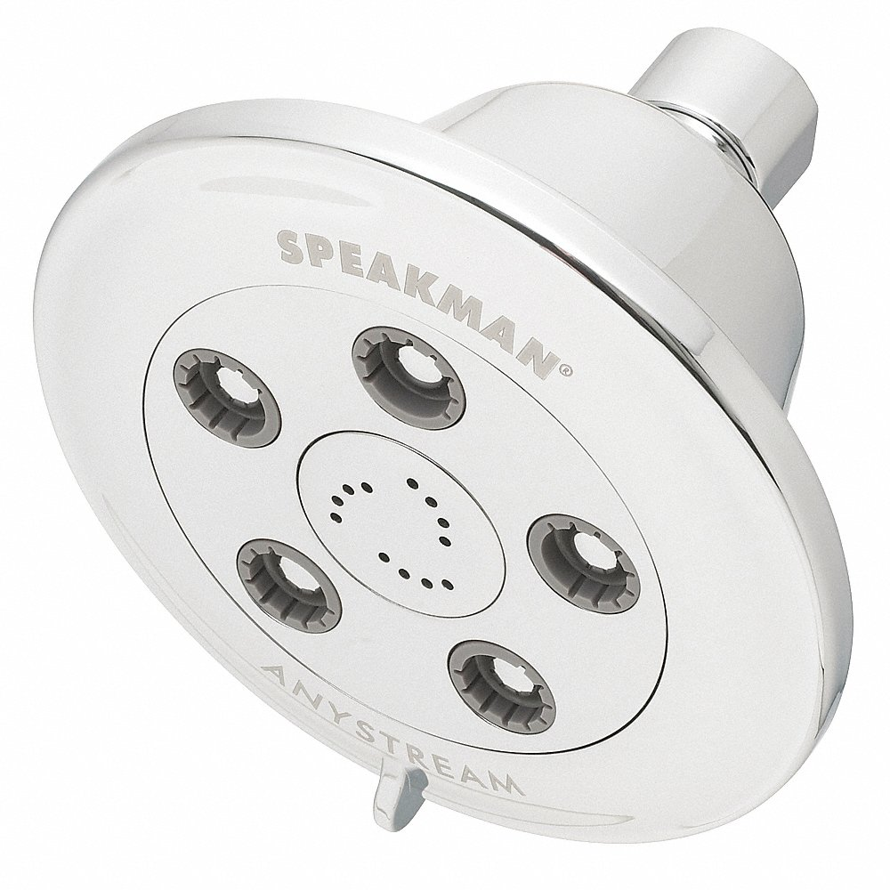 SPEAKMAN S-3011 Showerhead 5 Jet Fixed 4-1/2 In | AA6ZDB 15F374
