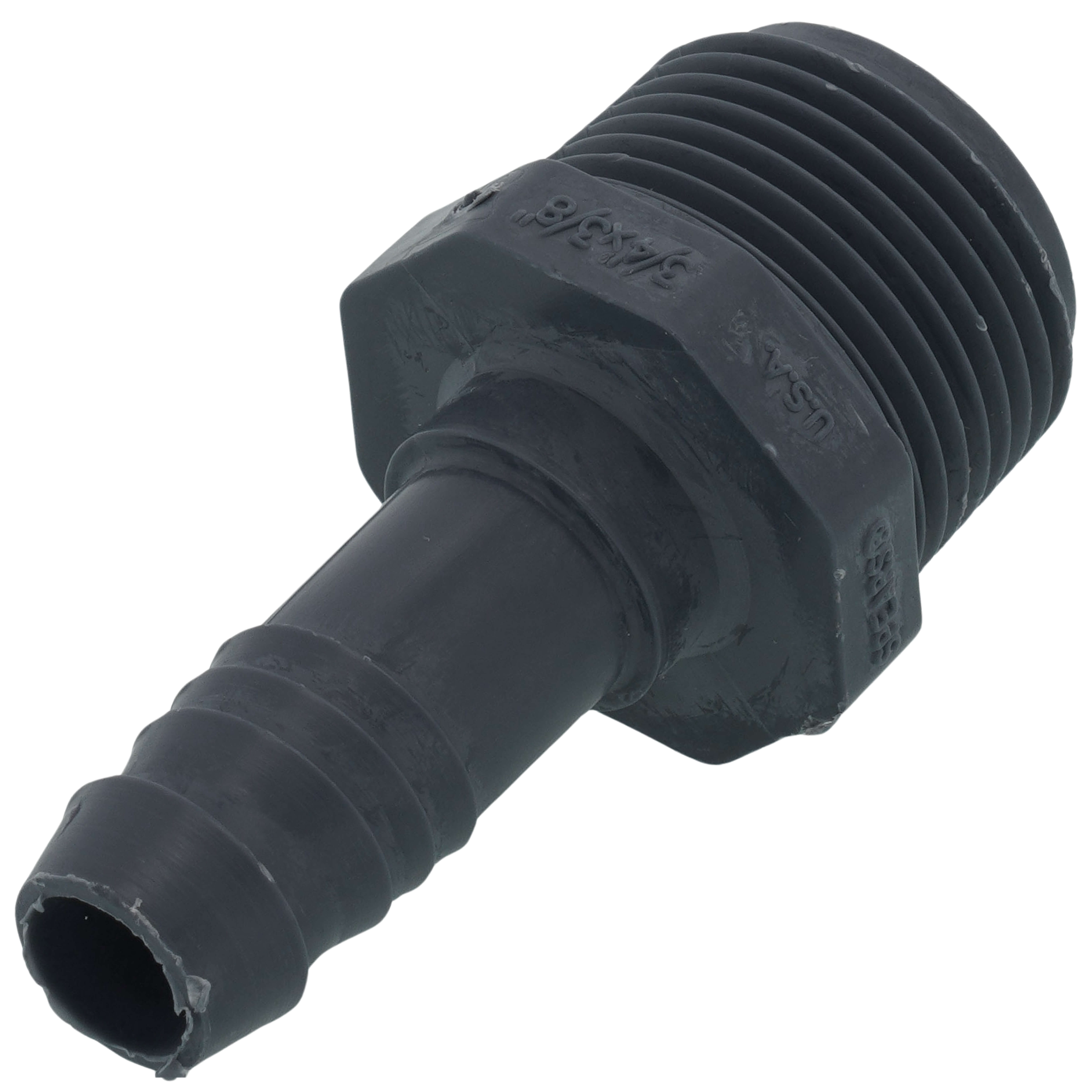 SPEARS VALVES 1436-099 Reducer Male Adapter, MPT x Spiral Barb, 3/4 x 3/8 Size, Polypropylene | BU7MDU