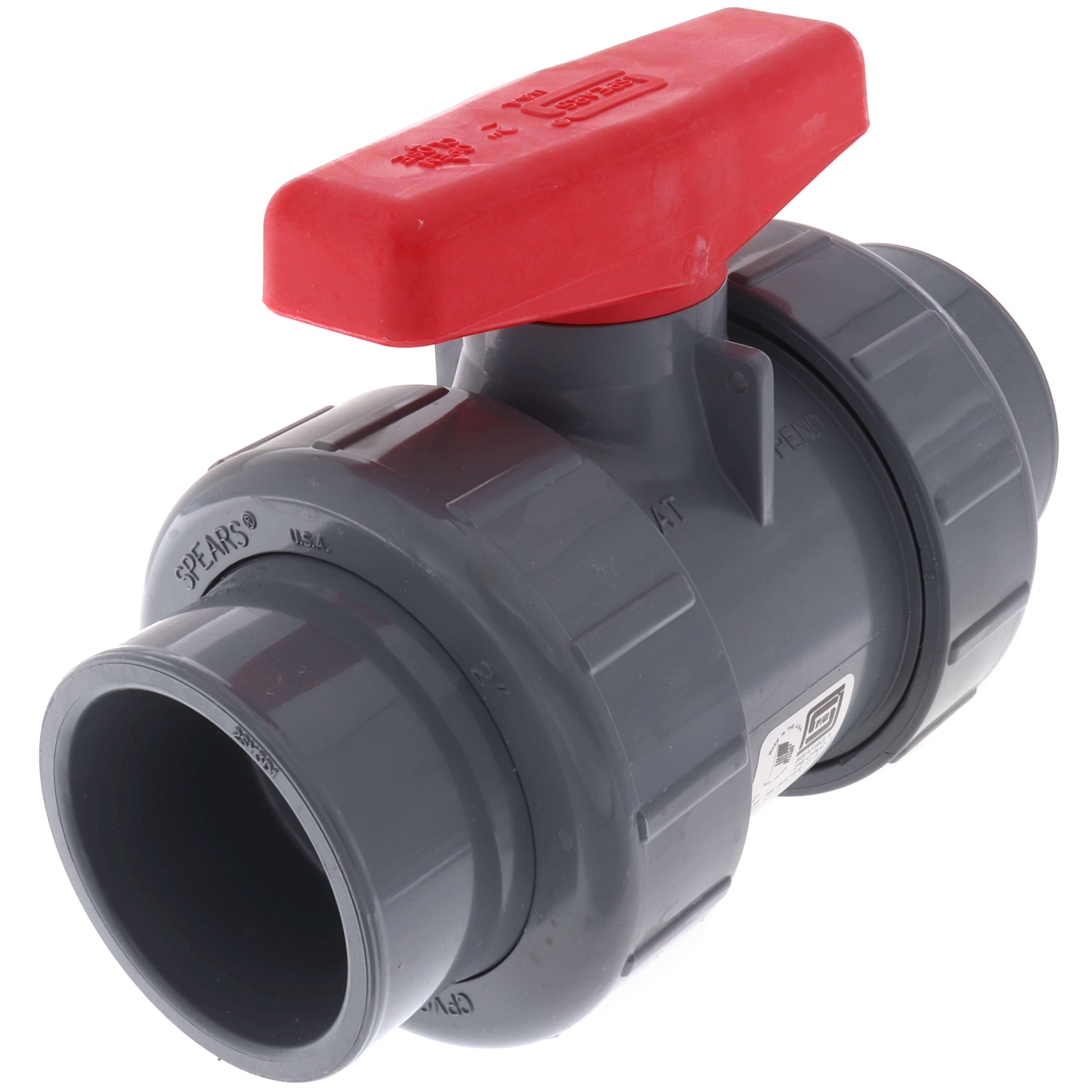 SPEARS VALVES 3629-020C Standard Ball Valve, Socket/FPT, EPDM, 2 Size, CPVC | CC9LQY