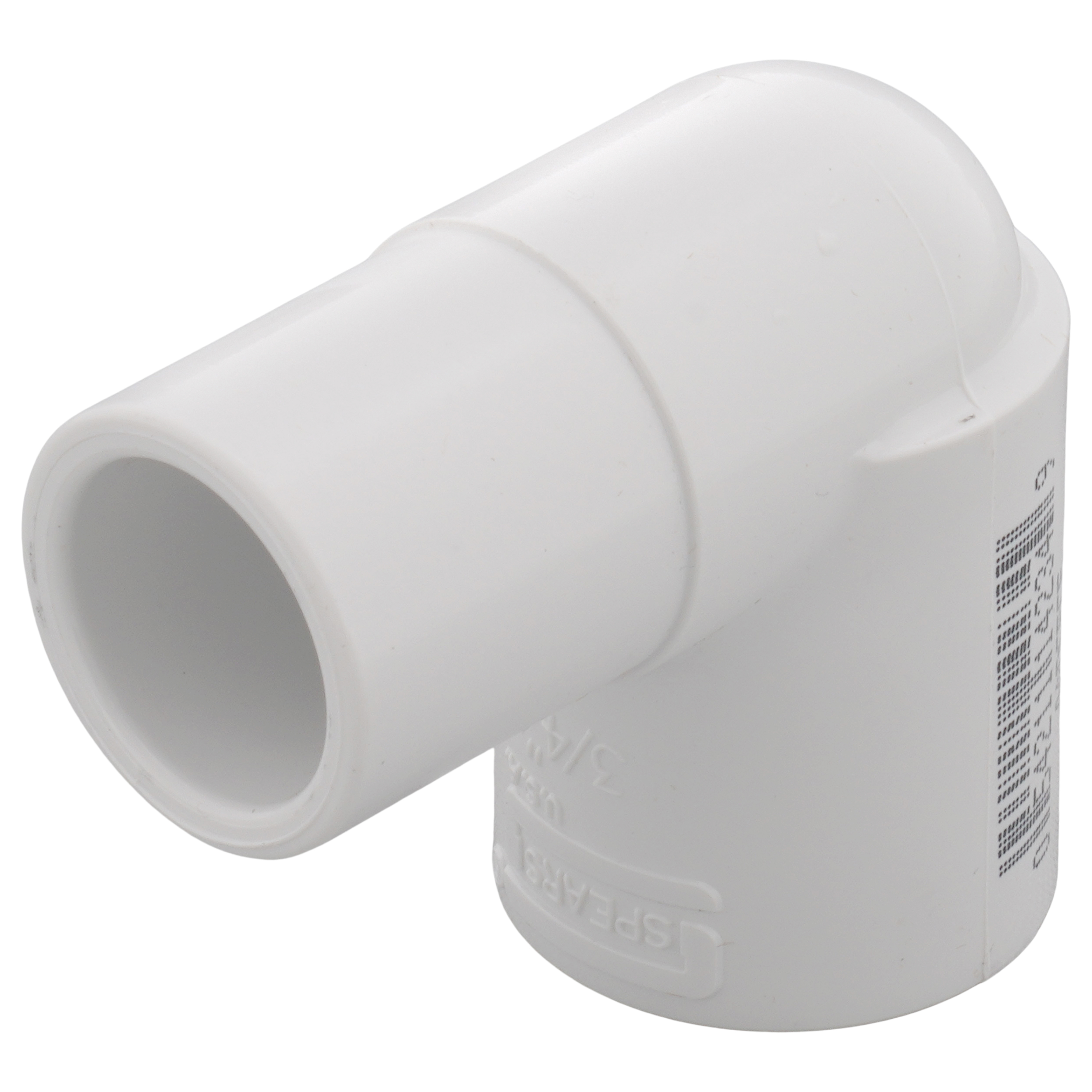 SPEARS VALVES 409-007 Street Elbow, 90 Deg., Spigot x Socket, Schedule 40, 3/4 Size, PVC | BU7HNR