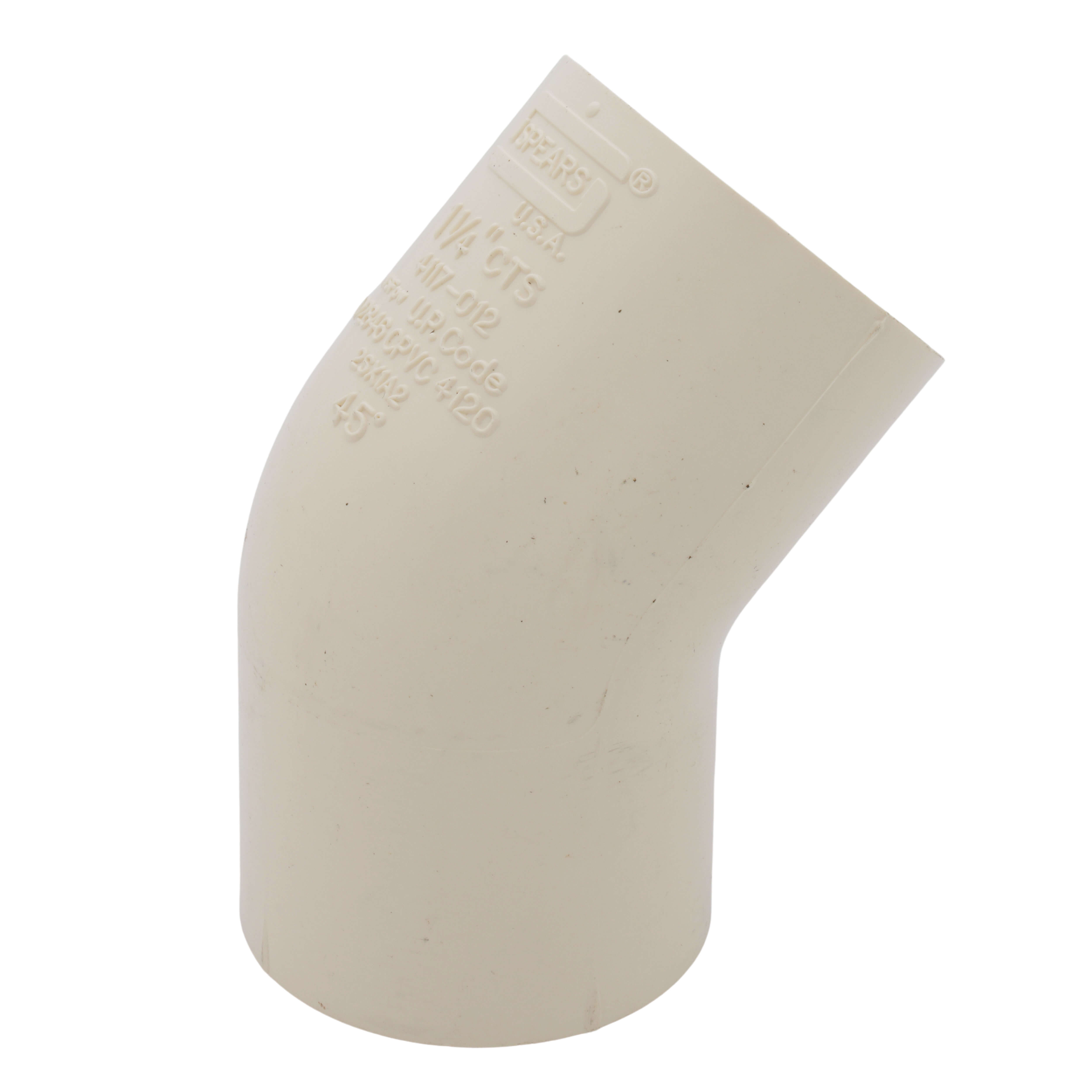 SPEARS VALVES 4117-012 Elbow, 45 Deg., Socket, 1-1/4 Size, CPVC | BU6QEC