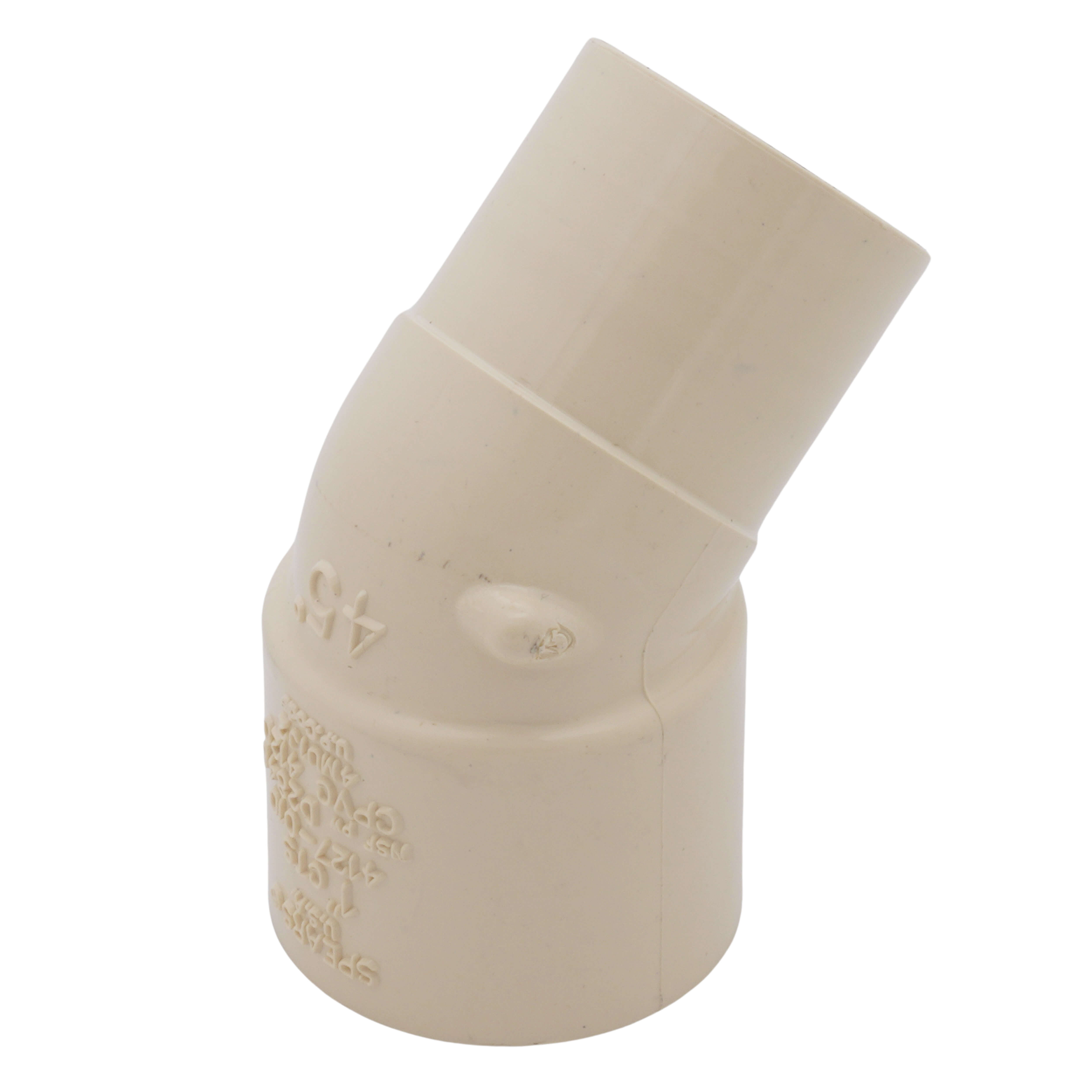 SPEARS VALVES 4127-010 45 Deg. Street Elbow, Spigot x Socket, 1 Size, CPVC | BU6QHD