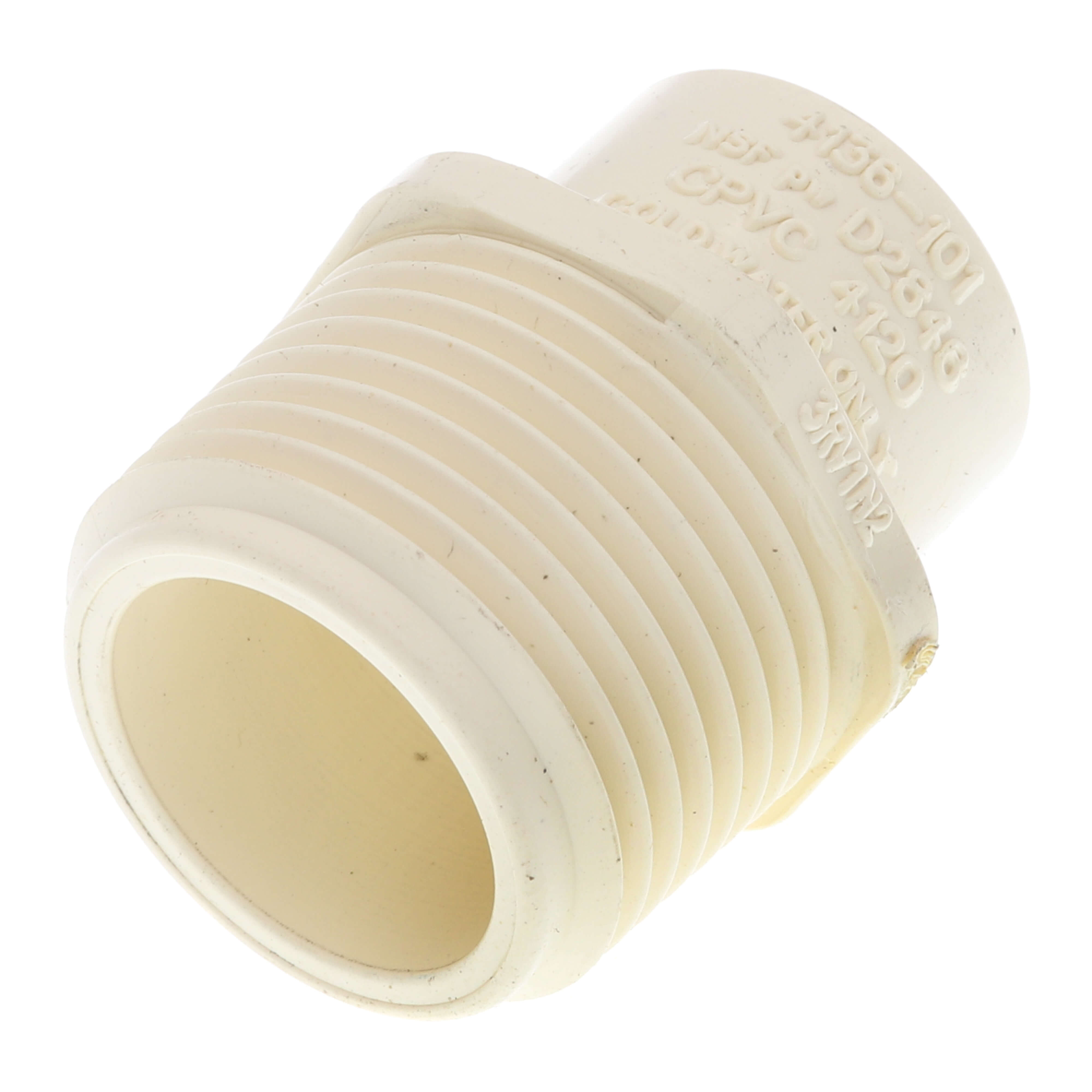 SPEARS VALVES 4136-101 Reducer Male Adapter, MPT x Socket, 3/4 x 1/2 Size, CPVC | BU6QGJ