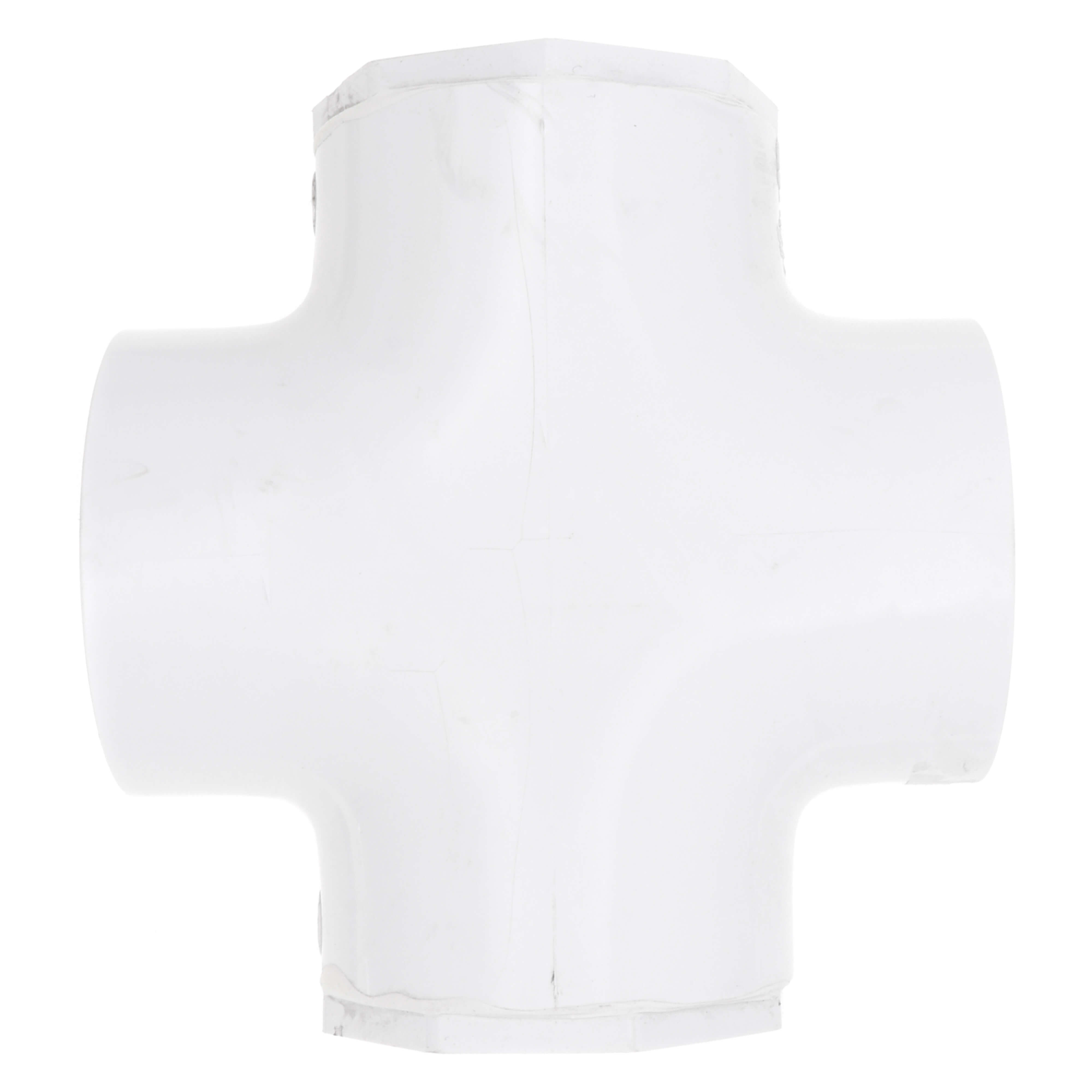 SPEARS VALVES 420-421 Reducer Cross, Socket, Schedule 40, Bushed, 4 x 2-1/2 Size, PVC | BU6QZB