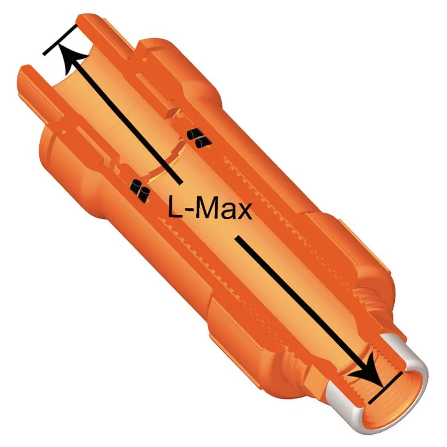 SPEARS VALVES 42001SR Reinforced Adjustable Head Adapter, Socket x FPT, 3/4 x 1/2 Size, CPVC | BU6QNQ